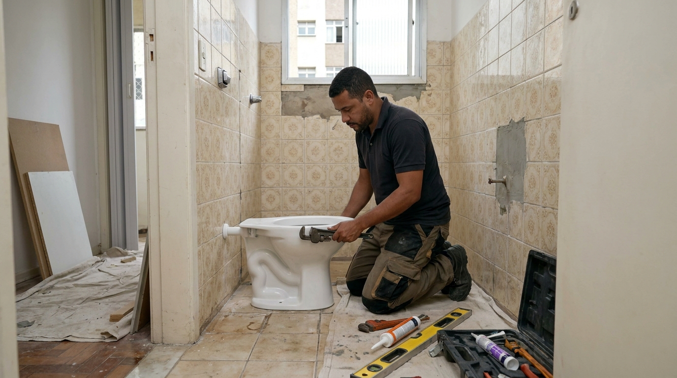 Reforço de vedação sanitária em São Paulo - Zona Leste-SP